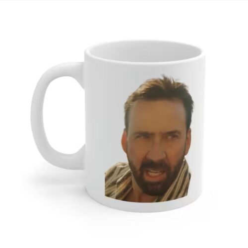 Pedro Pascal Nicolas Cage Mug