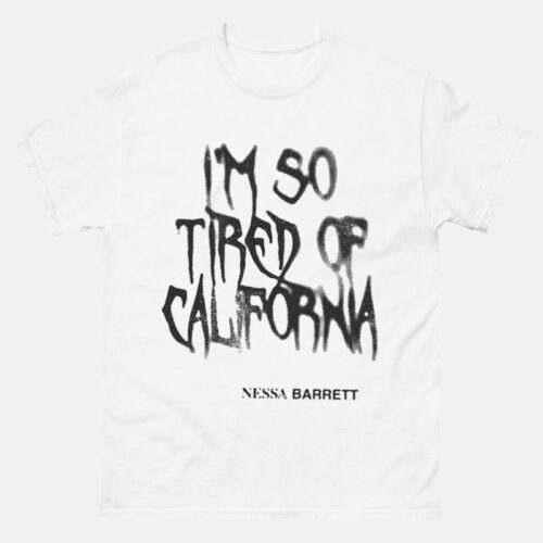 Tired of California White Shirt