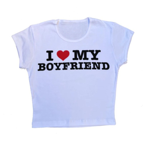 I LOVE MY BOYFRIEND Crop