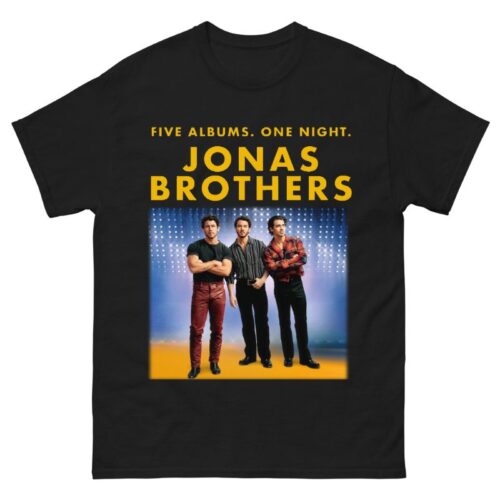 Jonas Brothers Five Albums One Night The Tour 2023 Shirt