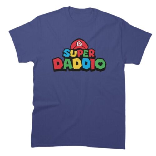 Red Super Daddio Funny Dad Fathers Day Shirt