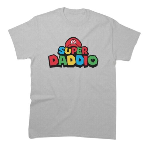 Red Super Daddio Funny Dad Fathers Day Shirt