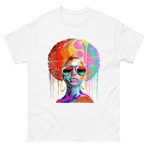 Melanin Afro Queen Dripping Juneteenth Shirt