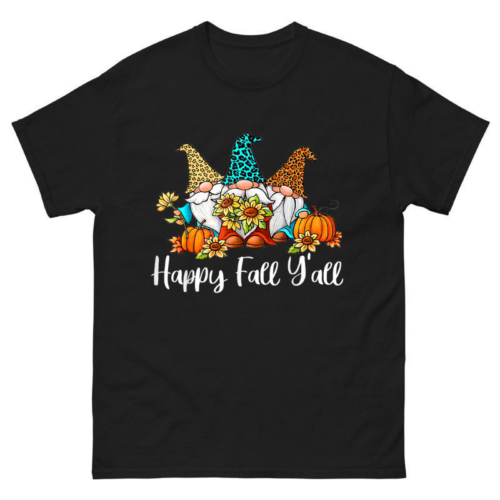 Happy Fall Y'all Pumpkin Autumn Gnomes Shirt