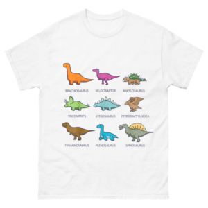 Types of Dinosaurs Educational Shirt