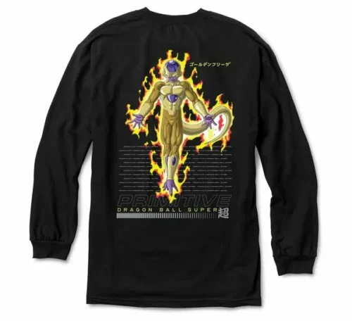 Dragonball Golden Frieza Long Sleeve Shirt