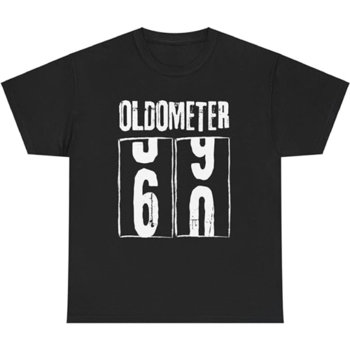 Oldometer 60 Year Funny 60th Birthday Shirt