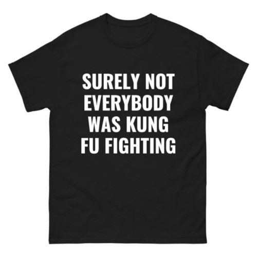 Surely Not Everybody was Kung Fu Fighting Shirt