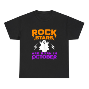 Ghost Rock Stars October Birthday Shirt