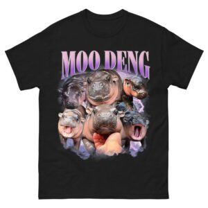 Moo-Deng Baby Pygmy Hippo Cute Zoo For Family Shirt