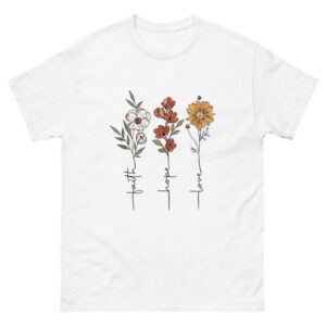 Faith Hope Love Summer Wildflower Shirt