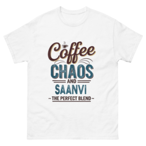 SAANVI Personalized Cute Coffee Shirt