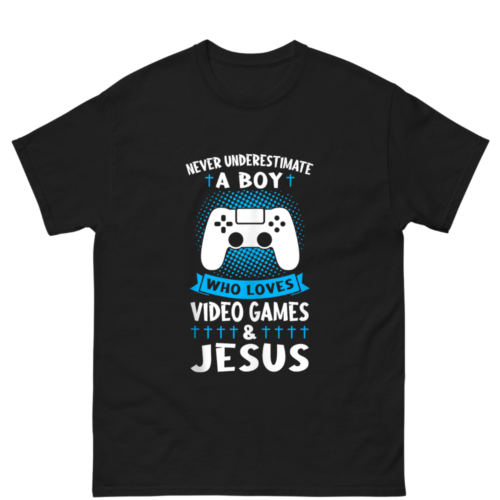 Never underestimate boy who loves video games Shirt