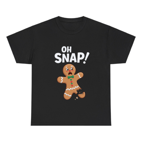 Christmas Gingerbread Man Oh Snap Shirt