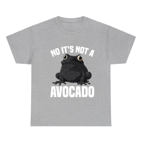 Black Rain Frog Stuffed Avocado Shirt