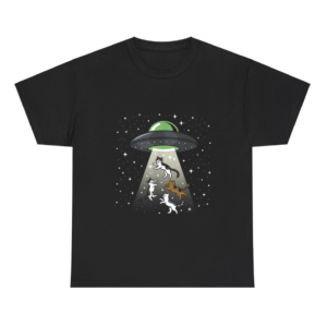 Cat Lover Alien Spaceship UFO Shirt