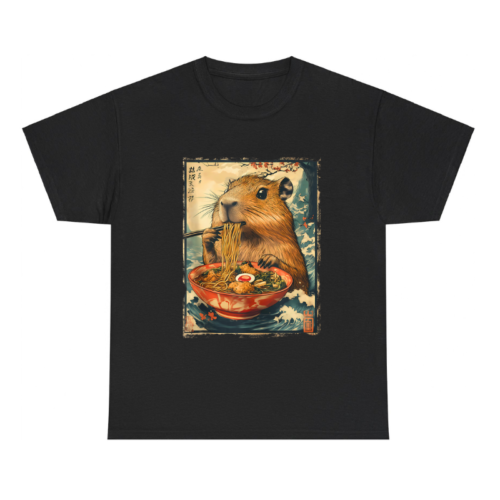 Capybara Eating Ramen Shirt