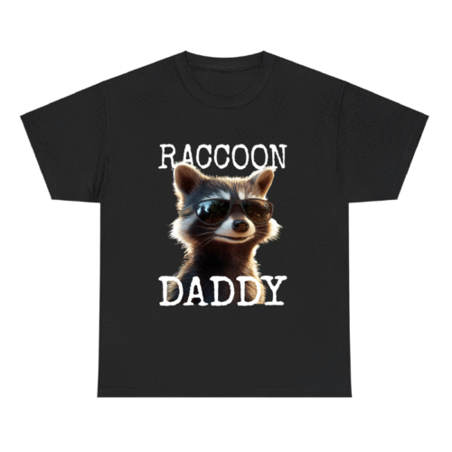 Raccoon Daddy Papa Racoon Shirt