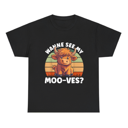Highland Cow See My Mooves Shirt