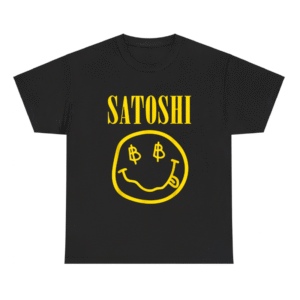 Satoshi Nakamoto Yellow Smile Shirt