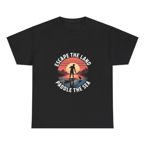 Escape The Land Paddle The Sea Retro Shirt