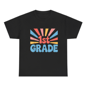 First Grade Teacher Back to School Art Shirt