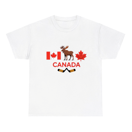 Canada Flag Canadian Maple Leaf Deer Shirt