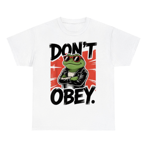 Don't Obey Frog Portland Shirt