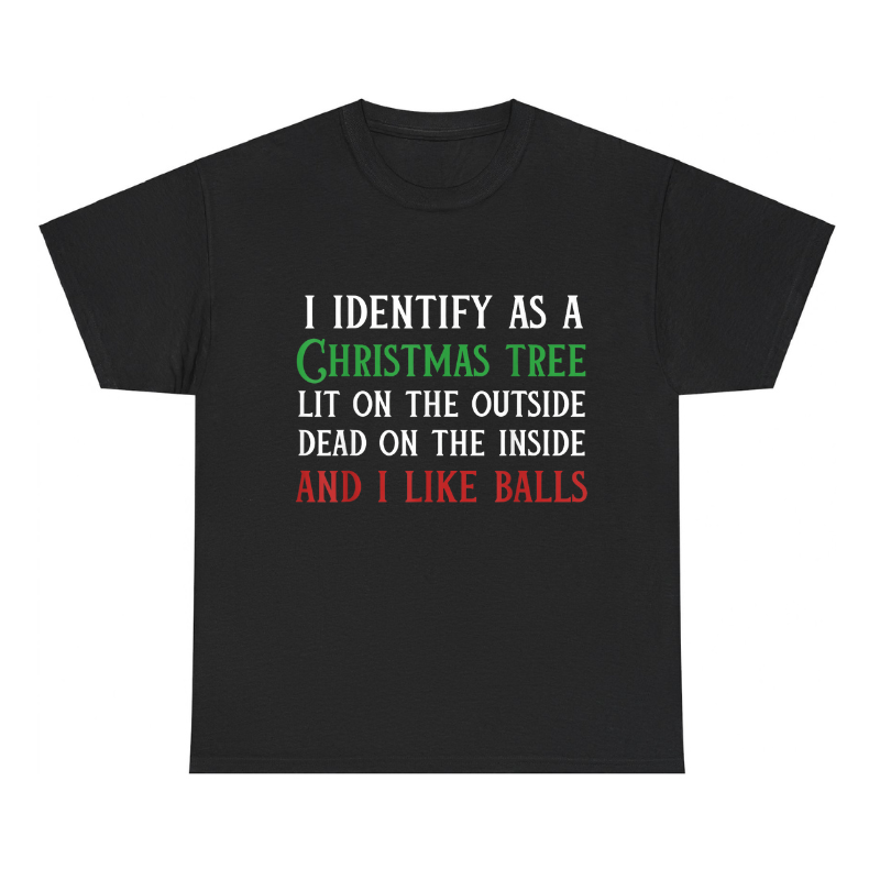 I Identify As A Christmas Tree Shirt