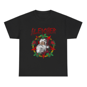 Sleigher Heavy Metal Santa Claus Shirt